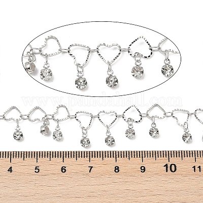 Handmade Brass & Glass Chains&nbsp;CHC-Z001-08P-1