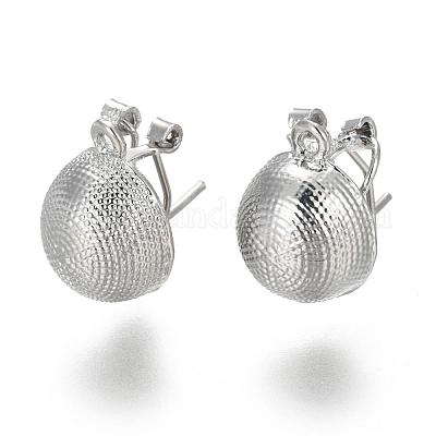 Alloy Stud Earring Findings&nbsp;PALLOY-A061-04P-1