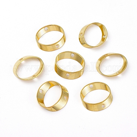 Rack Plating Brass Bead Frames&nbsp;LS-KK-D530-07G-1