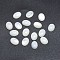 Shell Cabochons, Oval, WhiteSmoke, 14x9~10x4~4.5mm