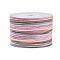 50M Segment Dyed Macrame Cotton Cord, Round Braided Rope, for Wall Hanging, Crafts, Gift Wrapping, Slate Gray, 3mm, about 54.68 Yards(50m)/Roll