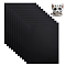 PVC Sheets, Rectangle, Black, 280x220x0.23mm
