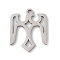 201 Stainless Steel Pendants, Eagle Charm, Laser Cut, Anti-Tarnish, Stainless Steel Color, 17x14x1mm, Hole: 1.4mm