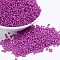 Baking Paint Glass Seed Beads, Magenta, 12/0, 1.5~2mm, Hole: 0.5~1mm, about 3333pcs/50g, 50g/bag, 18bags/2pounds