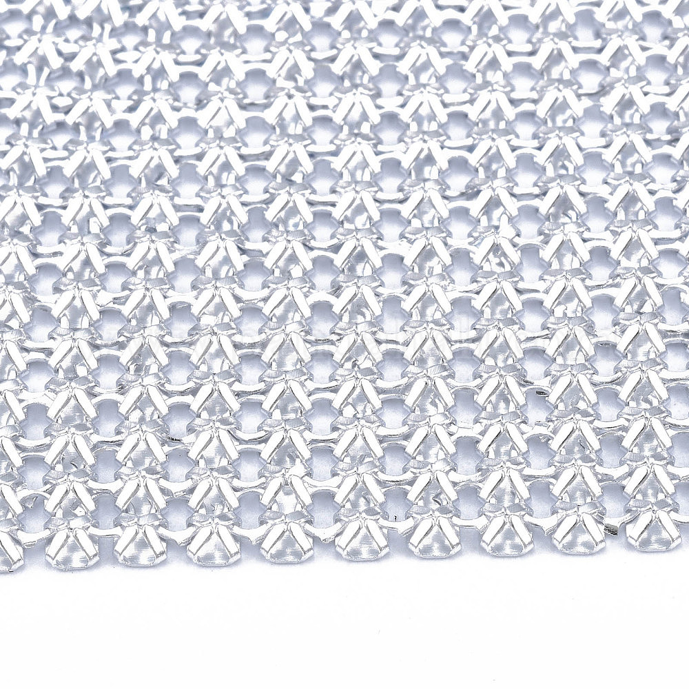 Aluminumm Ribbon Wholesale Aluminum Beaded Trim Mesh Ribbon Roll - Pandahall.com