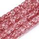 Crackle Transparent Glass Beads Strands&nbsp;GLAA-N069-03A-05-1