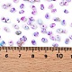 Two Tone Baking Paint Glass Seed Beads&nbsp;SEED-C003-01K-4