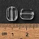 20個の透明なガラスビーズ  長方形  10x7.5x4.5mm  穴：1mm&nbsp;GLAA-Q103-01E-3