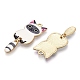 Alloy Enamel Pendants&nbsp;FIND-Q102-12B-2