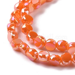 Electroplate Glass Beads Strands&nbsp;GLAA-E036-04B
