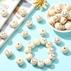 Natural Wood Beads&nbsp;WOOD-T019-13B