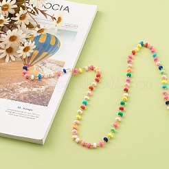 Handmade Polymer Clay Beaded Chains&nbsp;AJEW-JB00975-02