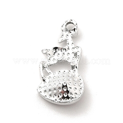 UV Plating Alloy Glass Pendants&nbsp;PALLOY-M209-03P