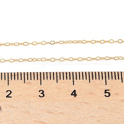1/20 14K Gold Filled Cable Chain Necklaces for Women Men&nbsp;NJEW-Z068-02G-02
