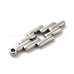 変色しない304ステンレススチールペンダント  クロス  ステンレス鋼色  28x9x2mm  穴：1.4mm&nbsp;STAS-K252-01P