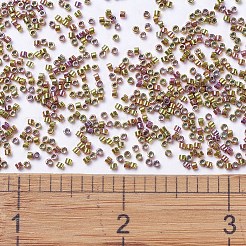 MIYUKIデリカビーズ  シリンダー  日本製シードビーズ  11/0  (db0507) 24kt ピンクゴールド アイリス  1.3x1.6mm  穴：0.8mm  約20000個/袋  100 G /袋&nbsp;SEED-J020-DB0507