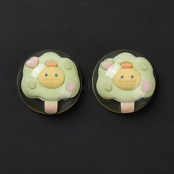 Transparent Resin Cabochons&nbsp;RESI-G034-B08