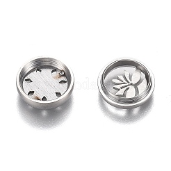 304 Stainless Steel Diffuser Locket Clips&nbsp;AJEW-N025-02P