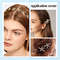 8 Style Starfish Alligator Hair Clips & Stud Earrings & Headband Set&nbsp;AJEW-PH0011-44
