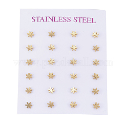 304 Stainless Steel Ear Studs&nbsp;X-EJEW-E225-01G