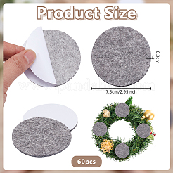 60Pcs Self-adhesive Felt Pad&nbsp;DIY-OC0015-70