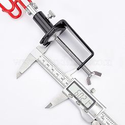 鉄製エアブラシホルダー  ユニバーサルクランプスタンド  プラチナ  19x7.7x4.2cm&nbsp;AJEW-WH0120-59
