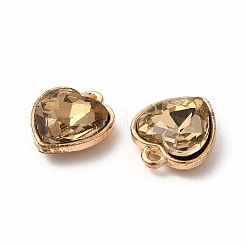 Faceted Glass Rhinestone Pendants&nbsp;GLAA-I051-B02