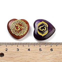 7 Chakra Natural Gemstone Ornaments&nbsp;G-P537-01B