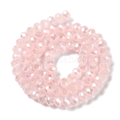 Baking Electroplate Glass Beads Strands&nbsp;DGLA-A039-J8mm-B14