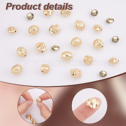 24Pcs 4 Style Brass Beads&nbsp;KK-PH0006-16