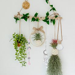 2Pcs 2 Styles Glass & Alloy Hanging Suncatchers&nbsp;AJEW-HS0001-35