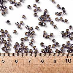 TOHOラウンドシードビーズ  日本製シードビーズ  （pf568)パーマフィニッシュライトアメジストメタリック  8/0  3mm  穴：1mm  約10000個/ポンド&nbsp;SEED-TR08-PF0568
