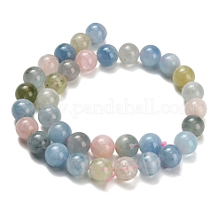 Natural Morganite Beads Strands&nbsp;G-H329-C10-10mm-AB