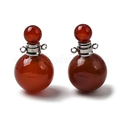 Natural & Synthetic Gemstone Perfume Bottle Pendants&nbsp;GG-CBA7610-02P