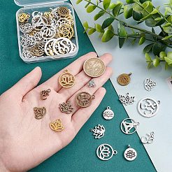 68Pcs 17 Style Tibetan Style Alloy Charms&nbsp;TIBEP-SC0001-92