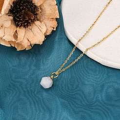 Natural White Jade Charms&nbsp;G-S359-015I