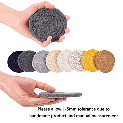 Cotton Thread Weave Hot Pot Holders&nbsp;DIY-NB0003-20