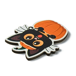 Halloween Single Face Printed Wood Big Pendants&nbsp;WOOD-H103-01