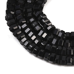 Natural Black Onyx Beads Strands&nbsp;G-G345-C37-2x4mm