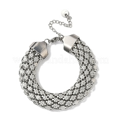 304 Stainless Steel Link Chain Bracelets for Women&nbsp;BJEW-D344-01P