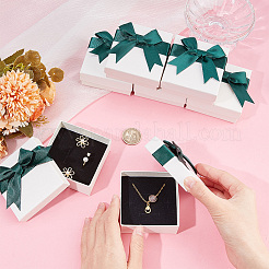12Pcs Square Cardboard Jewelry Set Box&nbsp;CBOX-NB0001-29B