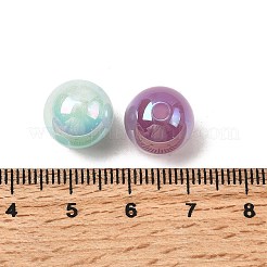 樹脂UV反応ビーズ76個  色が変わるビーズ  ラウンド  模造キャットアイ  虹色の  プラスチック製の箱付き  ミックスカラー  12mm  穴：2.5mm&nbsp;RESI-Z041-03