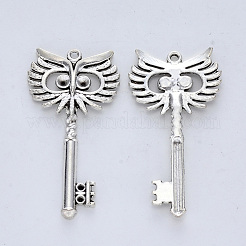 Tibetan Style Alloy Pendant Rhinestone Settings&nbsp;TIBE-R316-107AS-RS