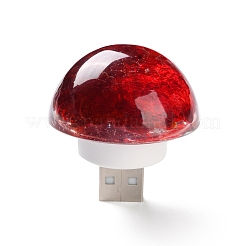 Resin & Epoxy Resin Decor Plate Night Light&nbsp;DJEW-K030-01C