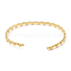 304 Stainless Steel Cuf Bangles&nbsp;BJEW-P302-02G