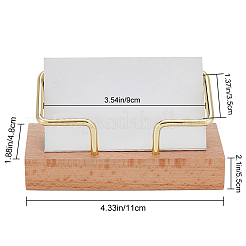 Wood Business Name Card Display Base&nbsp;AJEW-WH0323-92