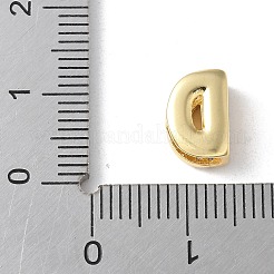 Brass Micro Pave Clear Cubic Zirconia Initial Multi-strand Links&nbsp;KK-S520-01G-04
