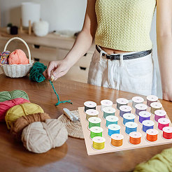 Wooden Yarn Tray&nbsp;AJEW-WH0473-44