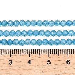 Natural Blue Topaz Beads Strands&nbsp;G-B175-D21-3mm