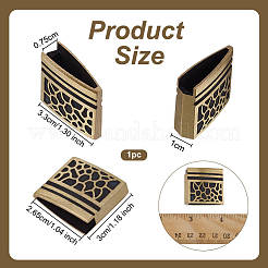 Brass Habaki Collar Clip for Japanese Sword Blade&nbsp;AJEW-WH0606-93A